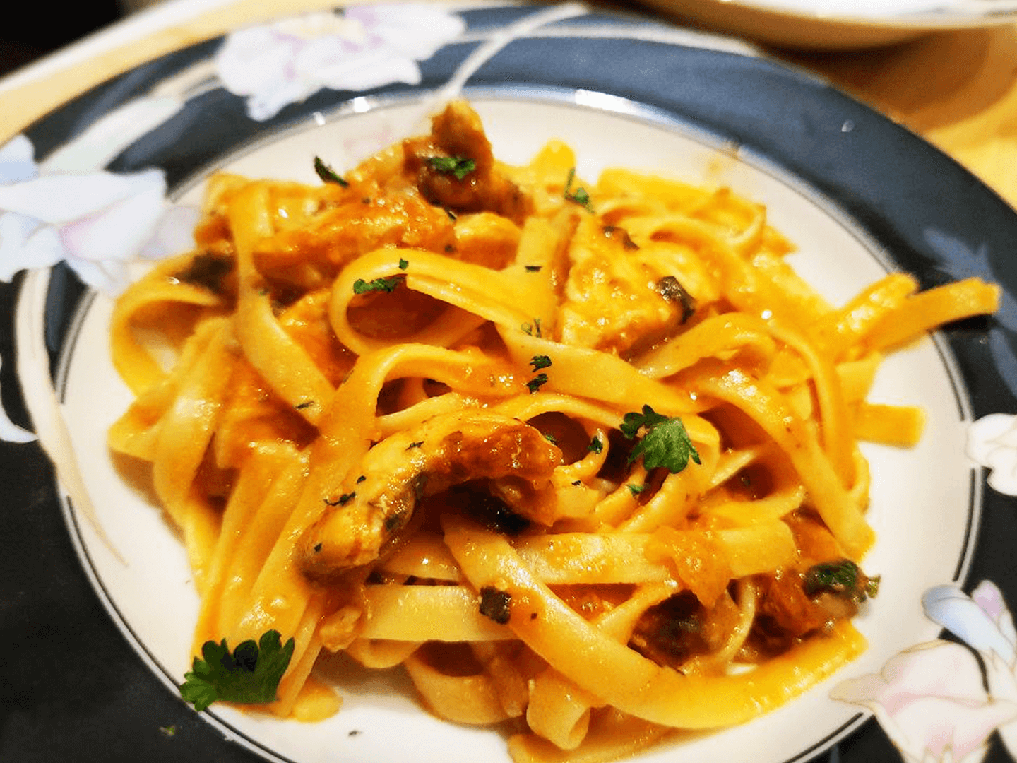Curated visual reference: Visual Reference: Chicken Mushroom Pasta With Rose Sauce Made Easy